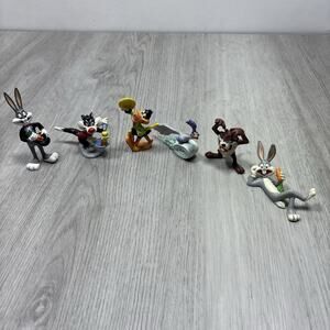 Looney Tunes Warner Bros 1988 Applause Action Figure Bugs Bunny Road Runner Taz+